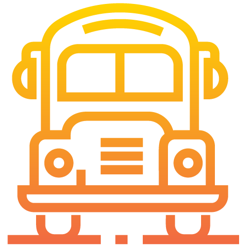 Une icône représentant un autobus scolaire